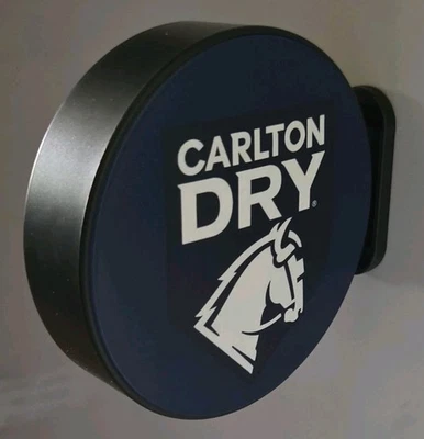 🔶️CARLTON DRY BEER MAGNETIC MINI PUB ADVERTISING LIGHT CUB AFL DRAUGHT BITTER  - image 1 of 4