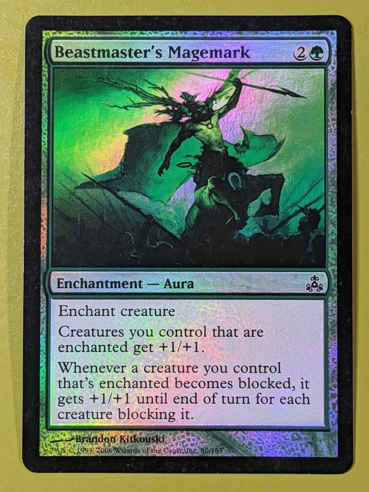 FOIL Beastmaster's Magemark x1 Guildpact 1x Magic the Gathering MTG - Image 1 of 1