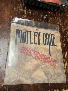 Motley Crue Uncensored CD Video - Laser Video Disc (Vintage 1986) Documentary - Foto 1 di 24