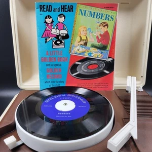 A Little Golden Book Numbers Hear Read Along + 45 RPM Vinyl Record - Picture 1 of 8