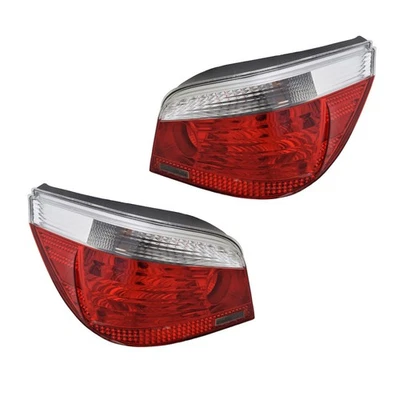 For BMW 545i 2004 2005 2006 Tail Light Driver & Passenger Side Pair CAPA - Image 1 of 4