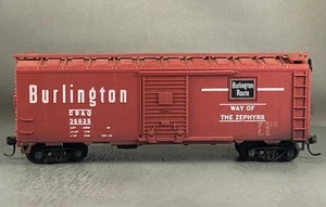 Athearn - Burlington - Box auto 40' + Wgt # 35625 - Foto 1 di 6
