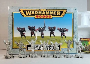 WARHAMMER 40K Sisters of Battle Seraphim Squad 1997 Boxed Set + EXTRA Miniatures - Picture 1 of 20