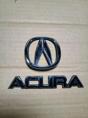 94 95 96 97 98 99 00 01 ACURA INTEGRA EMBLEMA MALETERO ESCOTILLA TRASERA CROMO OEM 2 PUERTAS F6 Foto 1 de 4