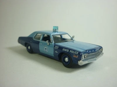 Brekina 1:87 1974 Dodge Monaco Massachusetts State Police Modello Finitto - Immagine 1 di 4