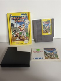 COMPLETE Baseball Stars NES Nintendo CIB Manual BOX Game SPORTS Sleeve - TESTED