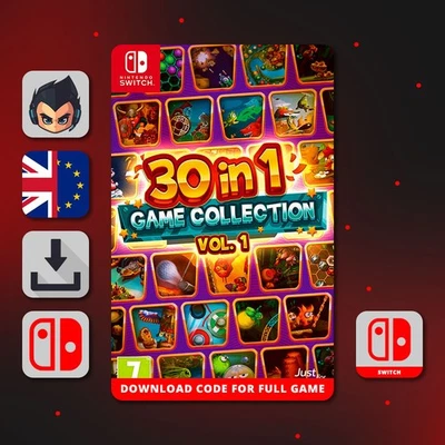 30 in 1 Game Collection Volume 1  - Nintendo Switch Game 🔑 / *Non-Physical 📥* - Image 1 of 4