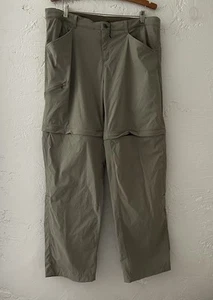 Pantalones convertibles Patagonia Quandary para mujer en esquisto 16 nailon senderismo cremallera - Imagen 1 de 13