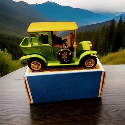 Vintage Matchbox Lesney Y-3 Models Of Yesteryear 1910 Benz Limousine Diecast  - Image 1 of 4