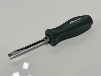 Herramientas a Presión EE. UU. NOS Militar Verde Mango 3/16" Destornillador de Cabeza Plana SDD2A Foto 1 de 4