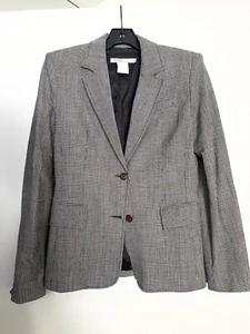 KORS Michael Kors Plaid Wool Blazer, Size 4, Made In Italy, EXCELLENT - Picture 1 of 5
