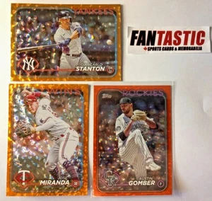 Orange Foilboard /299 Parallel Card YOU PICK 2024 Topps Series 1, 2 & Update - Picture 1 of 8