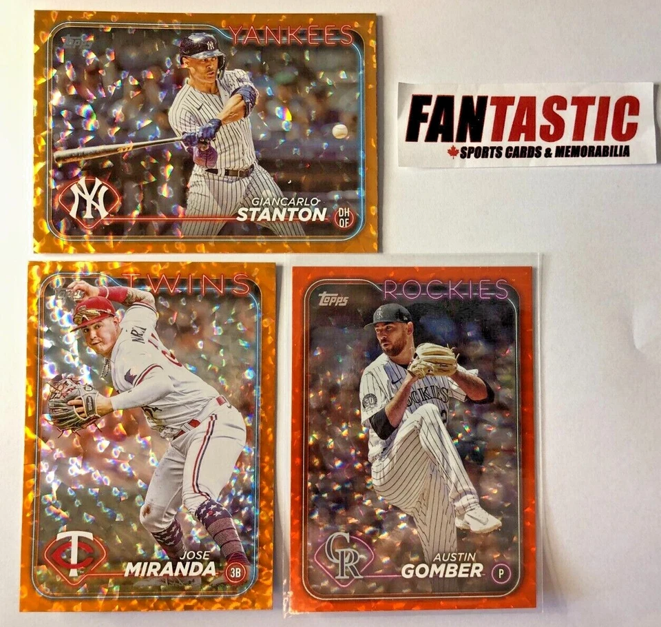 Orange Foilboard /299 Parallel Card YOU PICK 2024 Topps Series 1, 2 & Update - Image 1 of 4