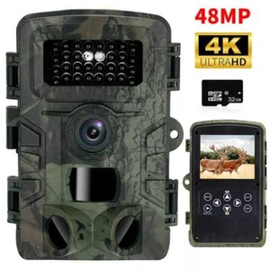 Wildkamera 58MP 2.7K Jagdkamera Bewegungsmelder Fotofalle Nachtsicht +SD Karte - Bild 1 von 16