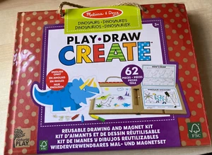 Neu Melissa & Doug spielen, zeichnen, wiederverwendbare Zeichnung & Magnet-Kit erstellen - Dinosaurier - Bild 1 von 6