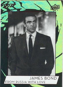 2019 James Bond Collection 103 Sean Connery As James Bond Rainbow Foil Card RARE