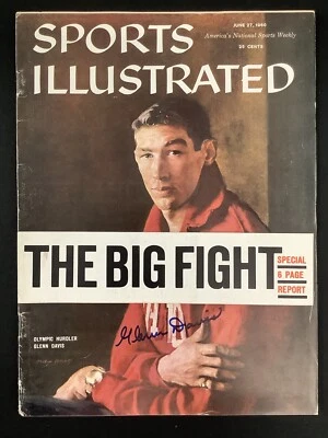 Glen Davis Signed Sports Illustrated 6/27/60 Olympic Hurdler No Label Auto JSA - Image 1 of 4