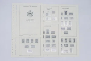 Páginas de álbum ilustradas Lighthouse USA (1935-1964) usadas - Imagen 1 de 5