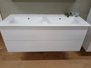 Villeroy & Boch Venticello 130 Doppelwaschbecken Unterschrank Weiß Matt pass. zu - Bild 1 von 4