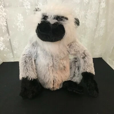 GANZ Webkinz Grey Langur HM226 Plush Toy 8.5" Tall No Code Super Soft - Image 1 of 4