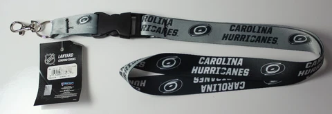 Carolina Hurricanes NHL Premium Charcoal Edition Lanyard Key Chain NEW Cover