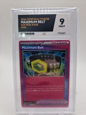 Pokemon TCG Maximum Belt 154/162 Ace Spec Temporal Forces Ace Graded 9