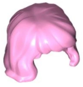 LEGO® Parte 1879 - Minifigura, Cabello Mujer Hasta los Hombros, Ondulado con Golpes - Imagen 1 de 1