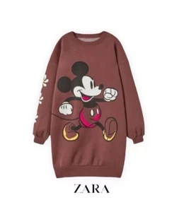 Zara, Mickey Mouse, Oversized Sweatshirt, Youth Girls, Sz 10, EEUC - Picture 1 of 5