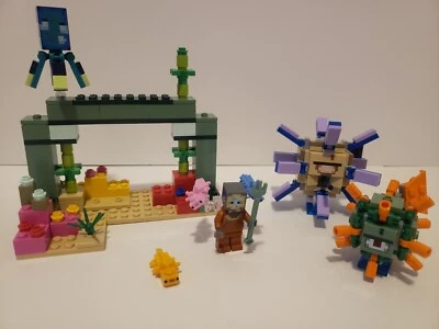 LEGO Minecraft: 21180 The Guardian Battle 100% COMPLETE!! - Image 1 of 4