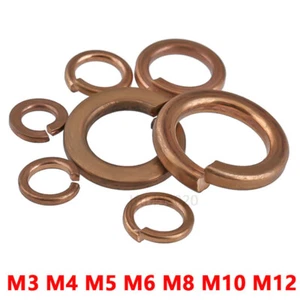 FEDERSCHEIBEN MESSING QUADRATISCHES SPULENSCHLOSS METRISCH M3 M4 M5 M6 M8 M10 M12 - Bild 1 von 11