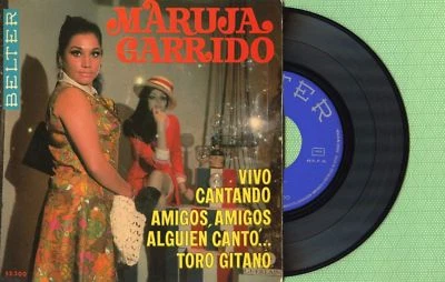 MARUJA GARRIDO / Vivo Cantando - Toro Gitano / BELTER 52.300 Spain 1969 EP EX - Image 1 of 4