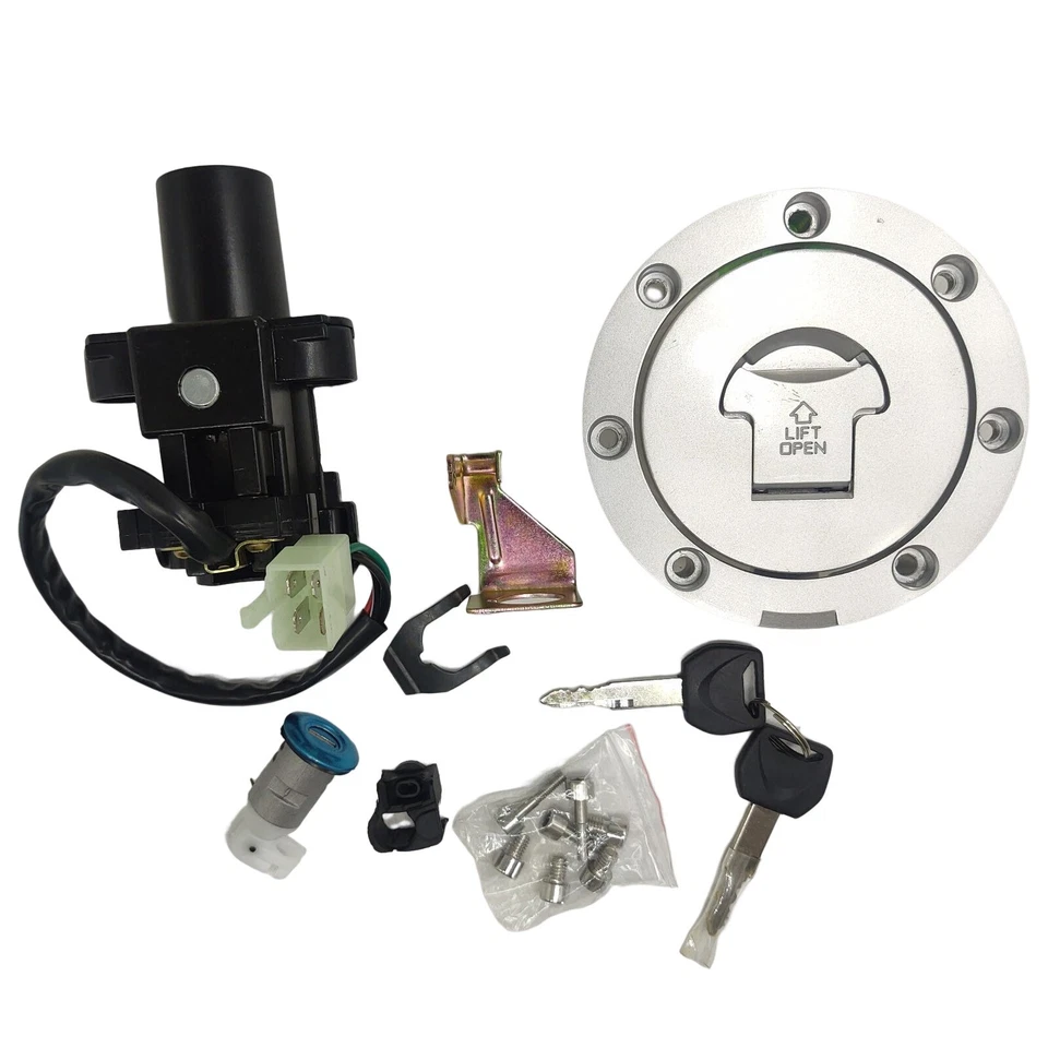 Interruptor de encendido tapa de gas combustible bloqueo de asiento juego de llaves para Honda CBR600F4/F4I 01-06 ect. Foto 1 de 4