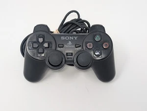Sony PlayStation 2 PS2 DualShock 2 Controller Black OEM - For Parts or Repairs - Picture 1 of 1