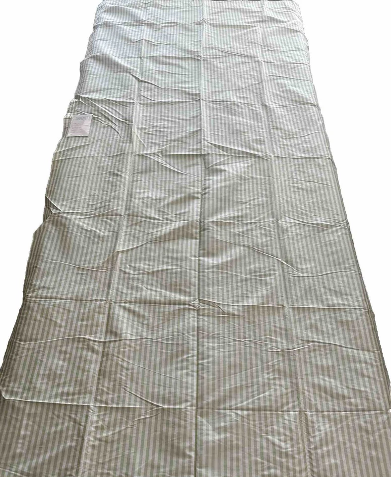 Christopher Norman Silk Fabric Mint Green Stripe Bagatelle Lg Showroom Panel - Image 1 of 4