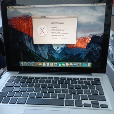 Apple MacBook Pro 13 Inch Laptop 2008 Core 2 Duo 2.0GHz 4GB Ram 320GB Hdd A1278 - Image 1 of 4