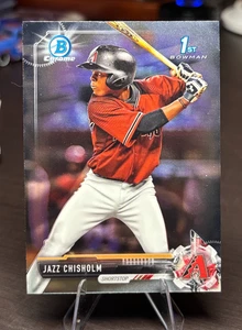 2017 Bowman Chrome Jazz Chisholm 1st Bowman RC #BDC-66 Marlins Dbacks - Picture 1 of 2