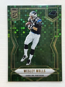 2025 Panini Donruss Elite - Wesley Walls #54 Green Disco - Picture 1 of 2