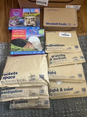 Lote de 10 kits de actividades Little Passports Science Jr originales escuela en casa Foto 1 de 4