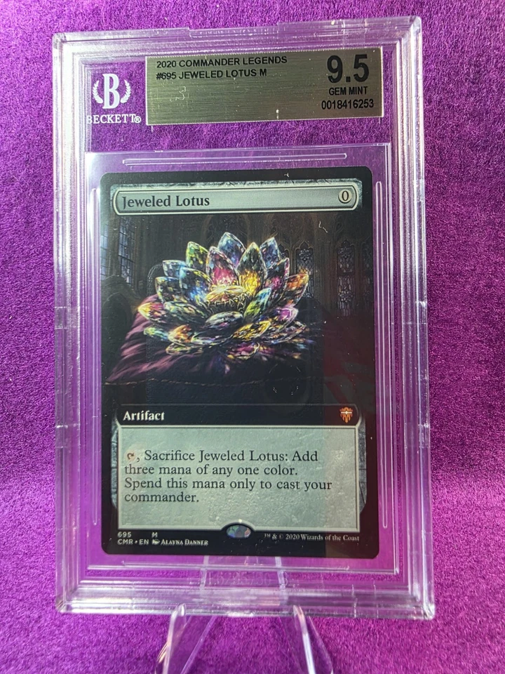 MtG 2020 Commander Legends Extended Foil #695 Jeweled Lotus BGS 9.5 - Image 1 of 2