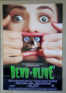 Póster enrollado original 27X40 DEAD-ALIVE también conocido como Braindead 1992 Peter Jackson - Imagen 1 de 9