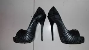 Women's Peep Toe 16cm High Heels 3cm Platform - Picture 1 of 5