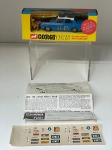 Original Corgi 302 Hillman Hunter with Kangaroo 1969 New Old Stock NRFB UNUSED - Picture 1 of 22