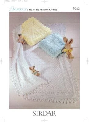 Sirdar Strickanleitung - kuschelig 3-4-fädig und DK, Tücher 3983