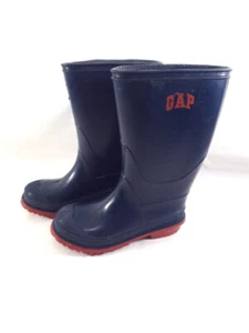 Children Kid's GAP Rubber Boots Unisex Size 11 Dark Blue - Picture 1 of 4