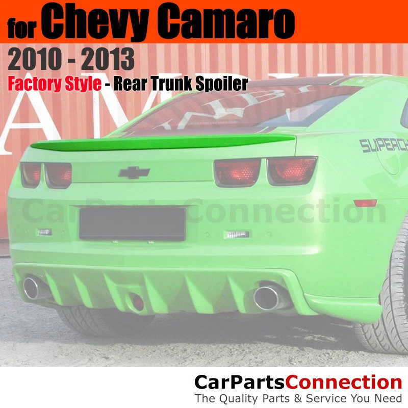 Primer ABS Rear Trunk Spoiler Wing For 2010-2013 Chevrolet Chevy Camaro Coupe - Image 1 of 1