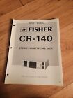 Fisher Cr 140 Cassette Deck Service Manual Repair