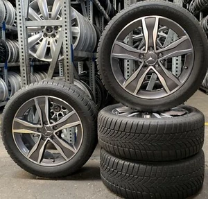4 Orig Mercedes-Benz Winterräder 225/50 R17 91H C-Klasse W205 A2054010800 1520 - Bild 1 von 4