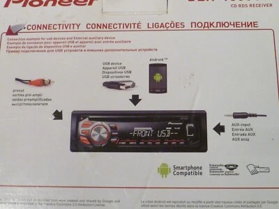 Arx  Autoradio Pioneer DEH-1600UB USB Multimedia Cd MP3 50w x4 - Bild 1 von 4