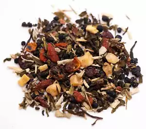 Wellness Booster Herbal Tea / Herbalism / Tea Gift / Loose Leaf Tea / Fruit Gree - Picture 1 of 9