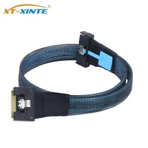 Cable adaptador PCIe MCIO 5.0 8I a Slimline SAS 4.0 SFF-8654 8i 74P PCI-E - Imagen 1 de 5